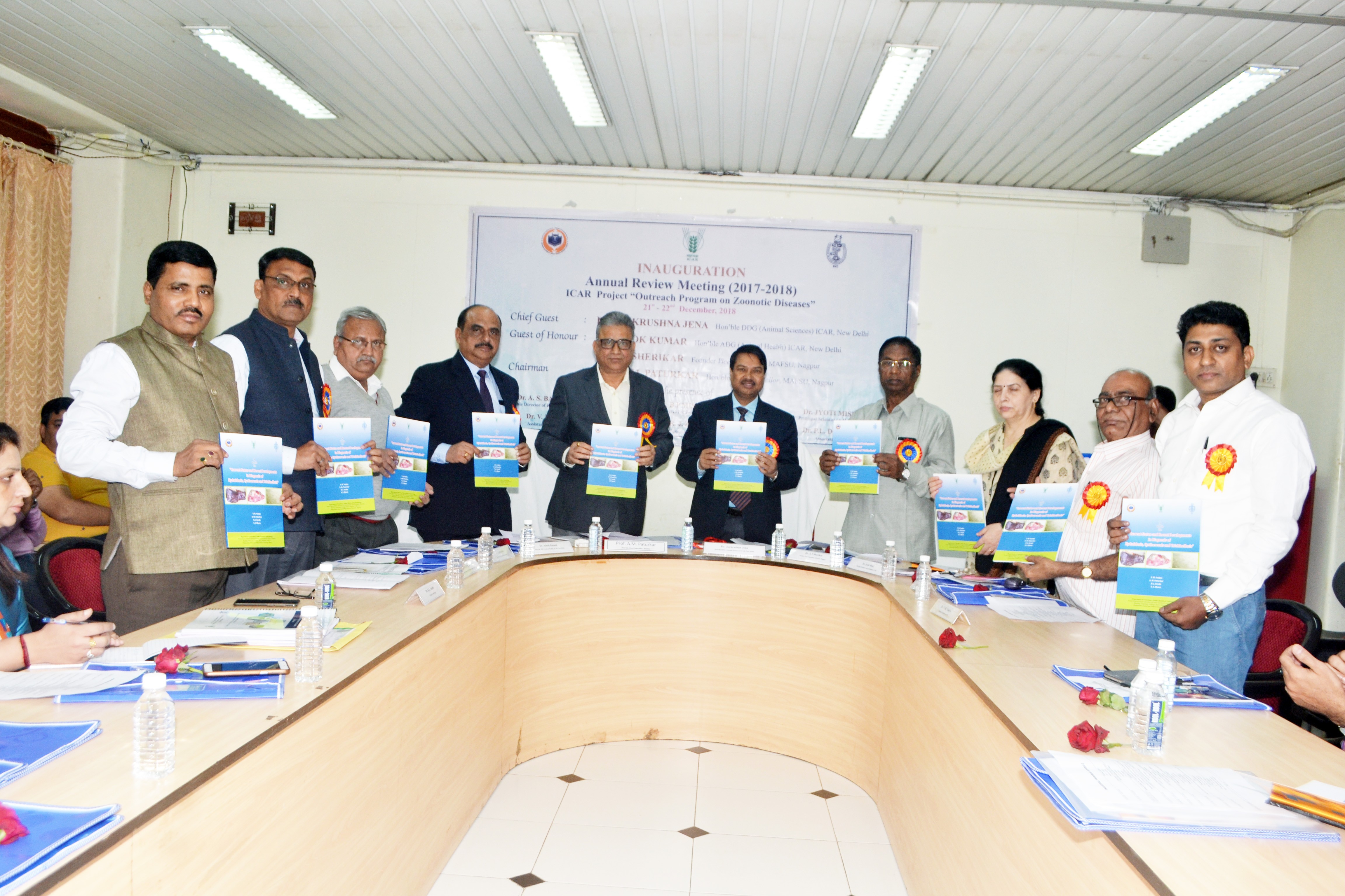 Release Of Book During Annual Review Meeting On ICAR OPZD Project At MVC On 21st тАУ 22nd December, 2018